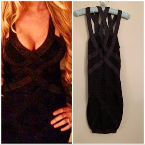 Black Dress With Silver Sparkles